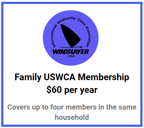 US Windsurfer Class Yearly Recurring Family Memberships